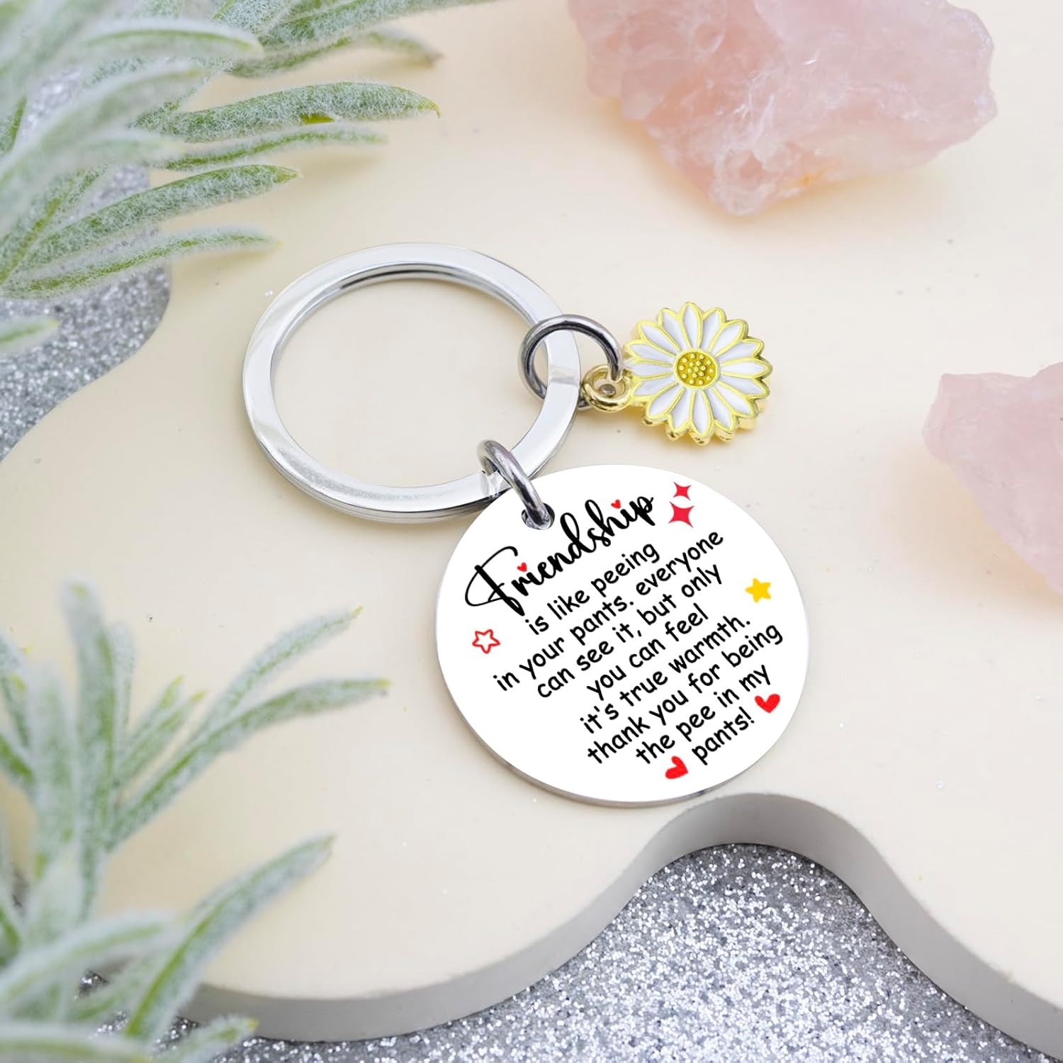 Galentines Day Gifts for Friends Galentines Gifts for Women Friendship Gifts For Women Long Distance Best Friend Keychain Gifts For Friend Bestie Sister Bff Valentine's Gift for Best Friend - Image 4