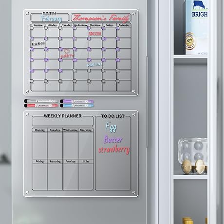 humble home dynamics acrylic calendar