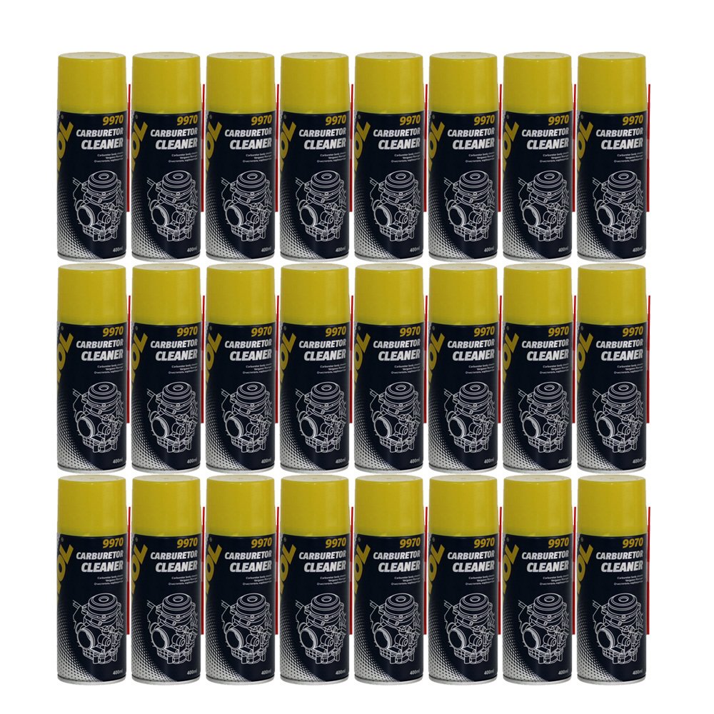 MANNOL 24 x 400ml 9970 Carburetor Cleaner/Vergaserreiniger Drosselklappenreiniger