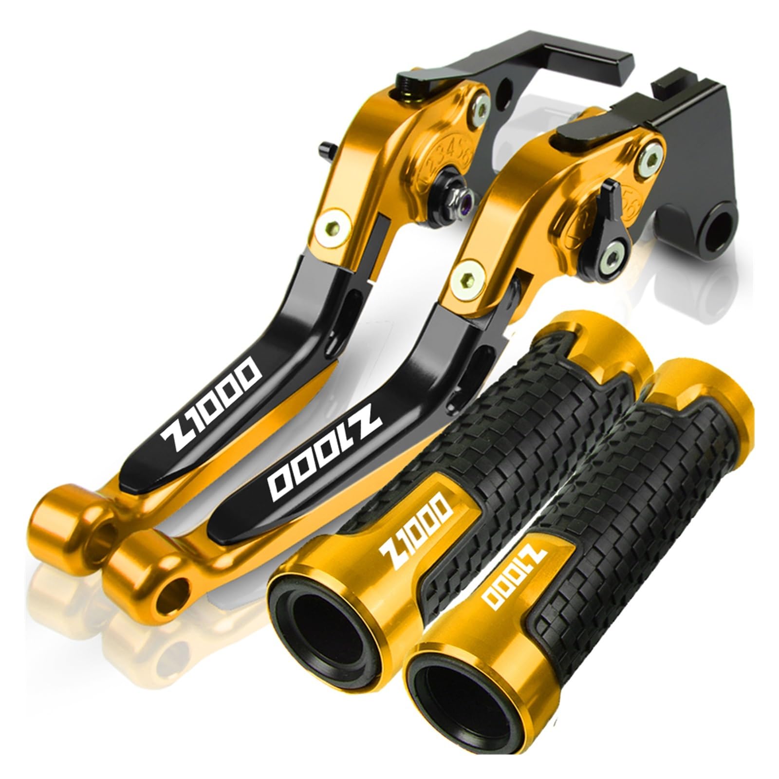 Leve del freno a mano Per Kawasaki Per Z1000 Per 2003 2004 2005 2006 Leve freno frizione regolabili Manopole manubrio Accessori moto Per Leve freno mano(18)