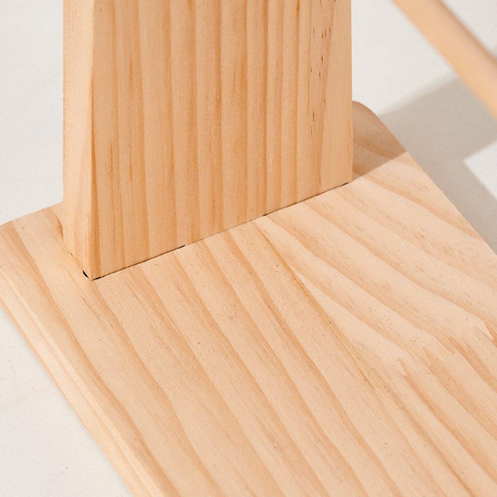 Organizzatore di Nastri in Legno, Porta Nastri, Supporto per Bobina, Dispenser, Accessorio per Lavori Creativi con Robusta Struttura in Legno, Salvasp