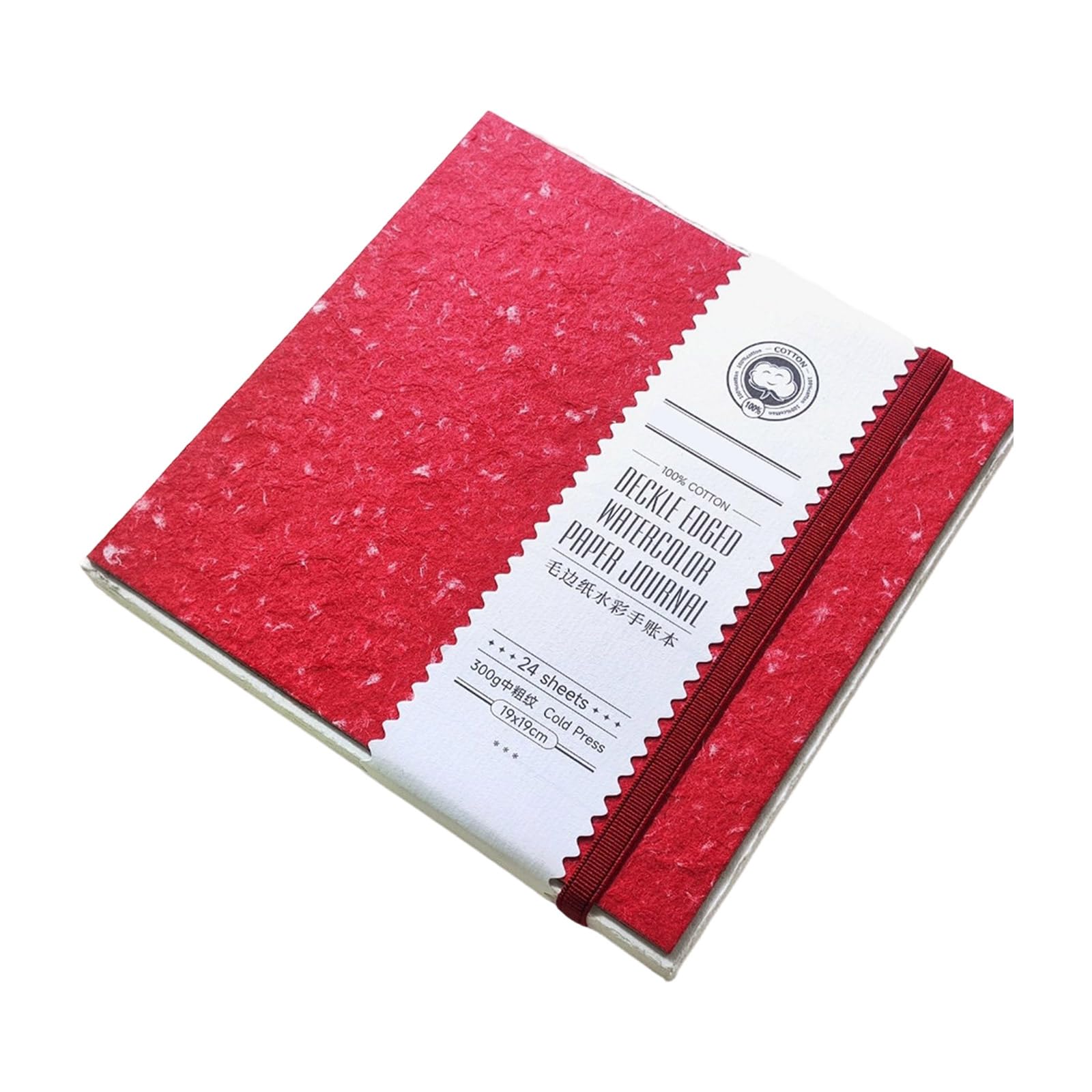 Portable Watercolor Sketchpad Artist Watercolor Paper Pad 24 Sheets 300GSM Paper for Doodling Sketching Journaling Professional Sketch Book for Artists