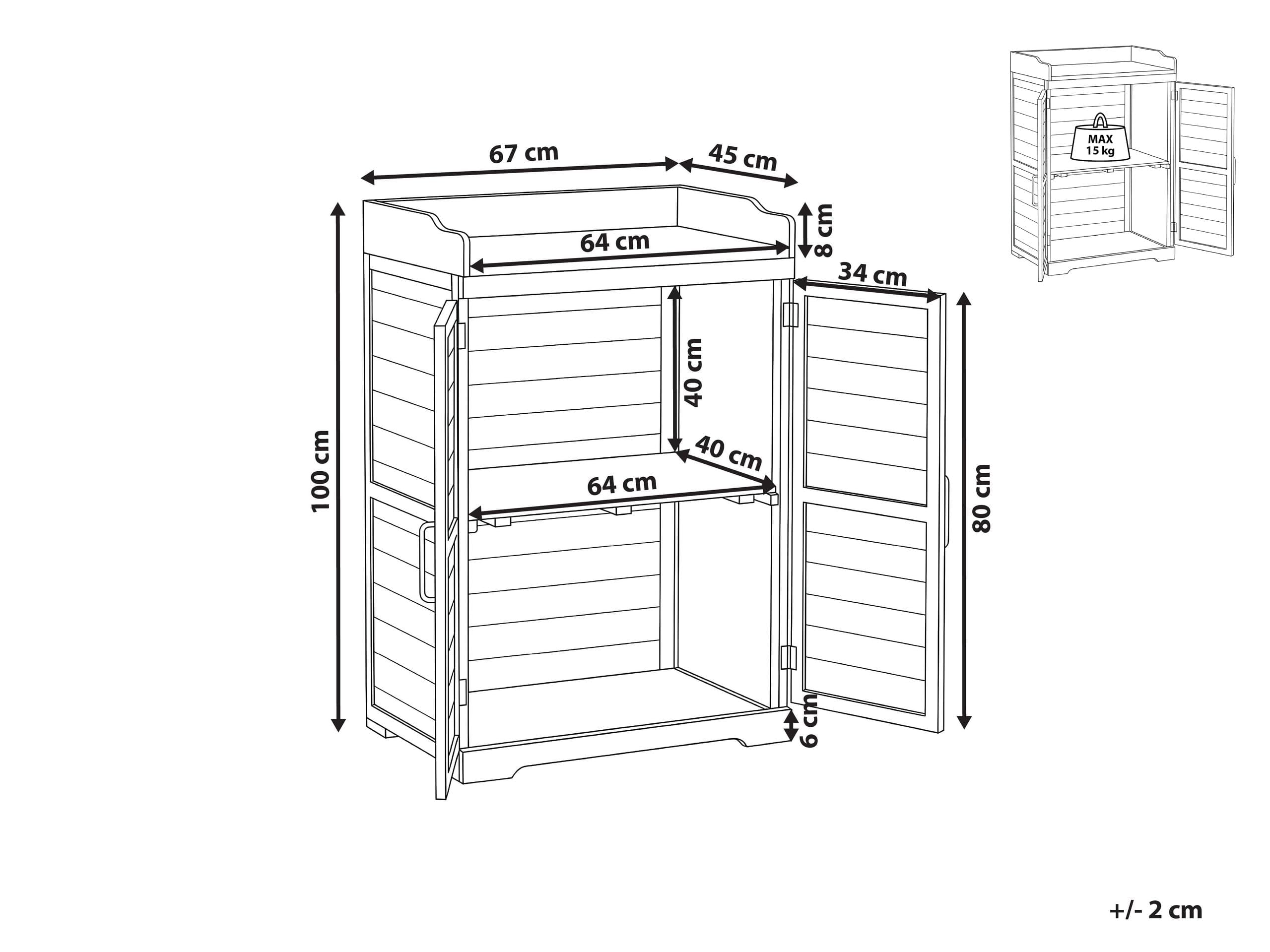 Table de Rempotage de Jardin en Bois de Sapin Meuble d'Extérieur Résistant aux Intempéries Construction Gris Tereville