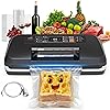 95KPa Powerful Vacuum Sealer Machine, 12-in-1 High-Speed Food Sealer, Dry&Moist Modes Smart Suction Vacuum Machine, Built-in Cutter, Easy-Lock Handle, Double Heat Seal, 1 Roll&10 Bags — Vacuum Sealers deal
