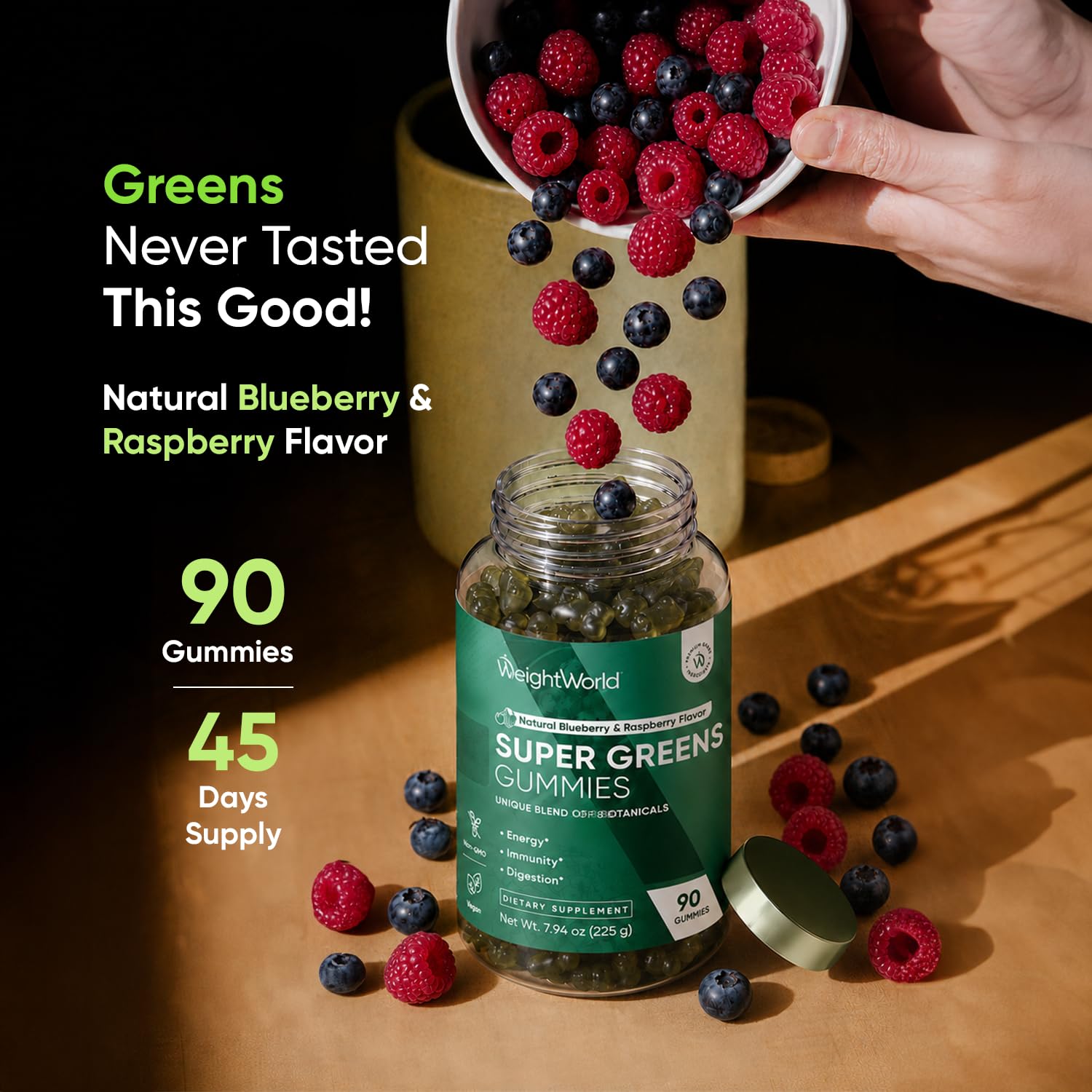 WeightWorld Super Greens Gummies + Added Vitamins & Minerals, 45-Day Supply — Amazon image 8