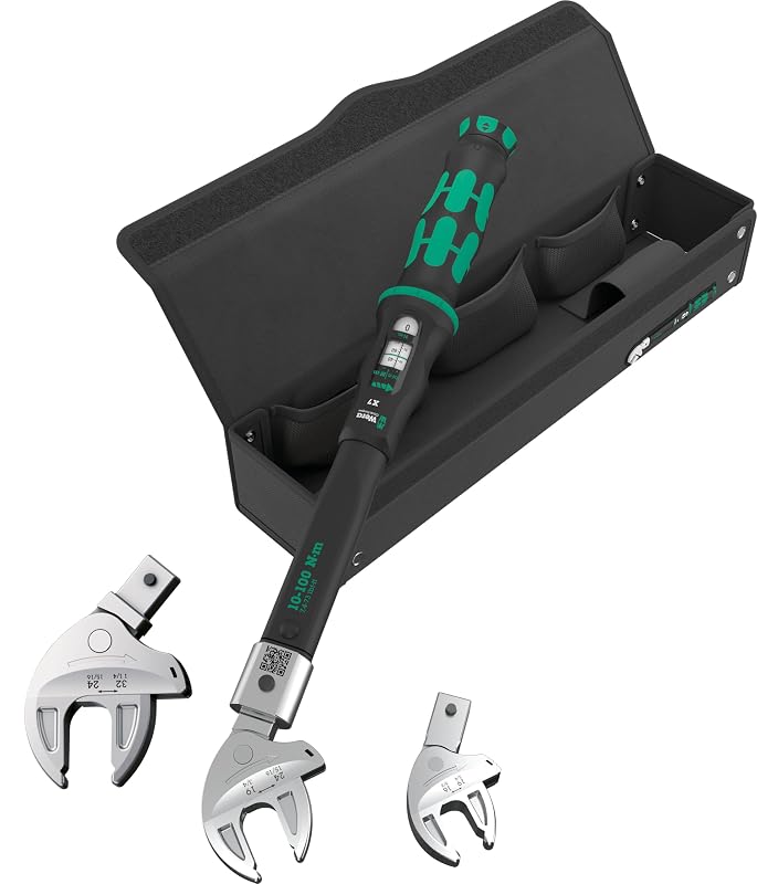 Wera 9530 Kit de Chave de Torque para Ar-Condicionado, Bombas de Calor e Refrigeração, 4 Peças