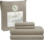 1000 Thread Count Queen Size Bed Sheet Set - Luxury Deep Pocket Sheets, Sateen Weave, Premium Hotel Quality Bedding, Egyptian Cotton Blend (Queen, Denim)