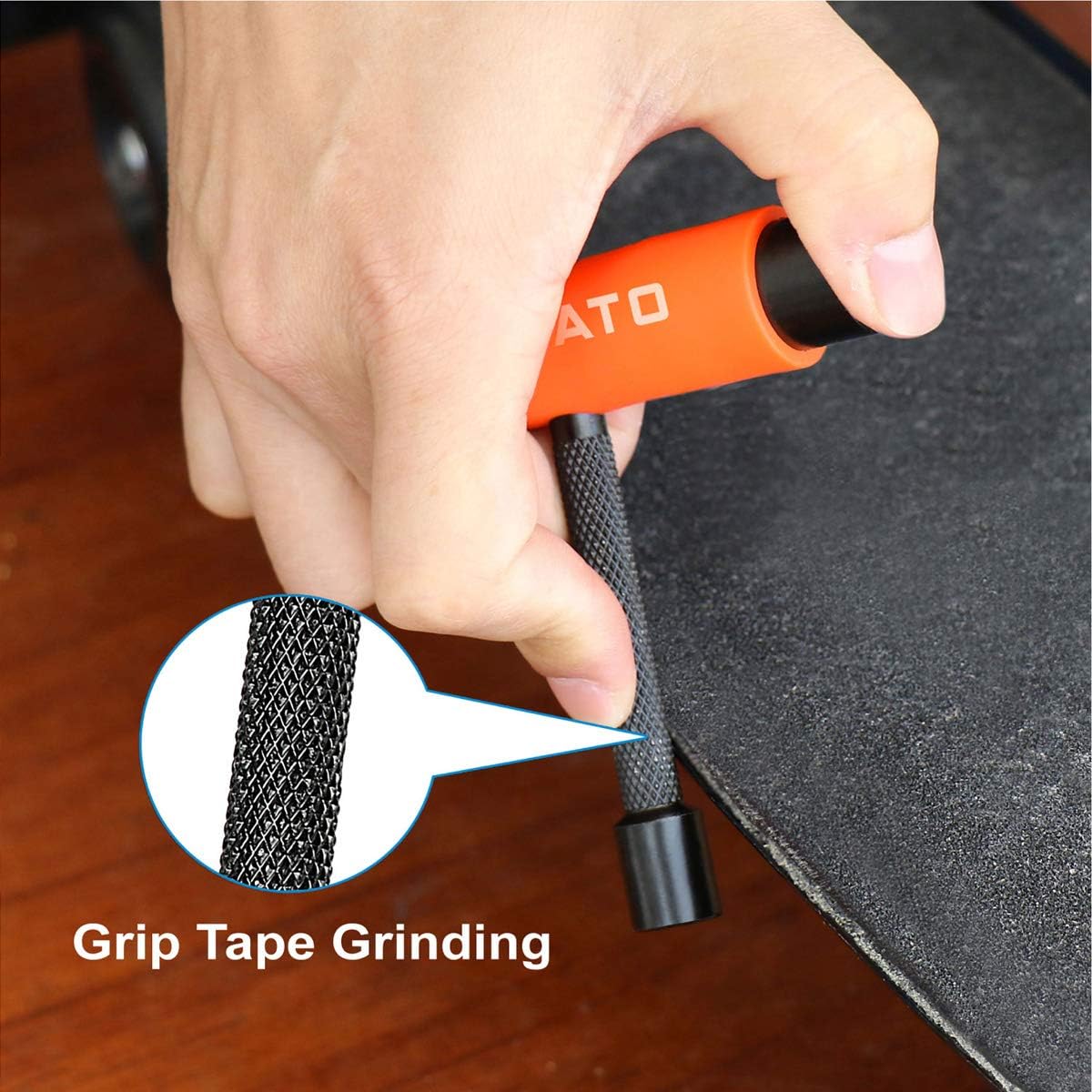 All-in-One Skate Tools Multi-Function Portable Skateboard T Tool Accessory with T-Type Allen Key and L-Type Phillips Head Wrench Screwdriver