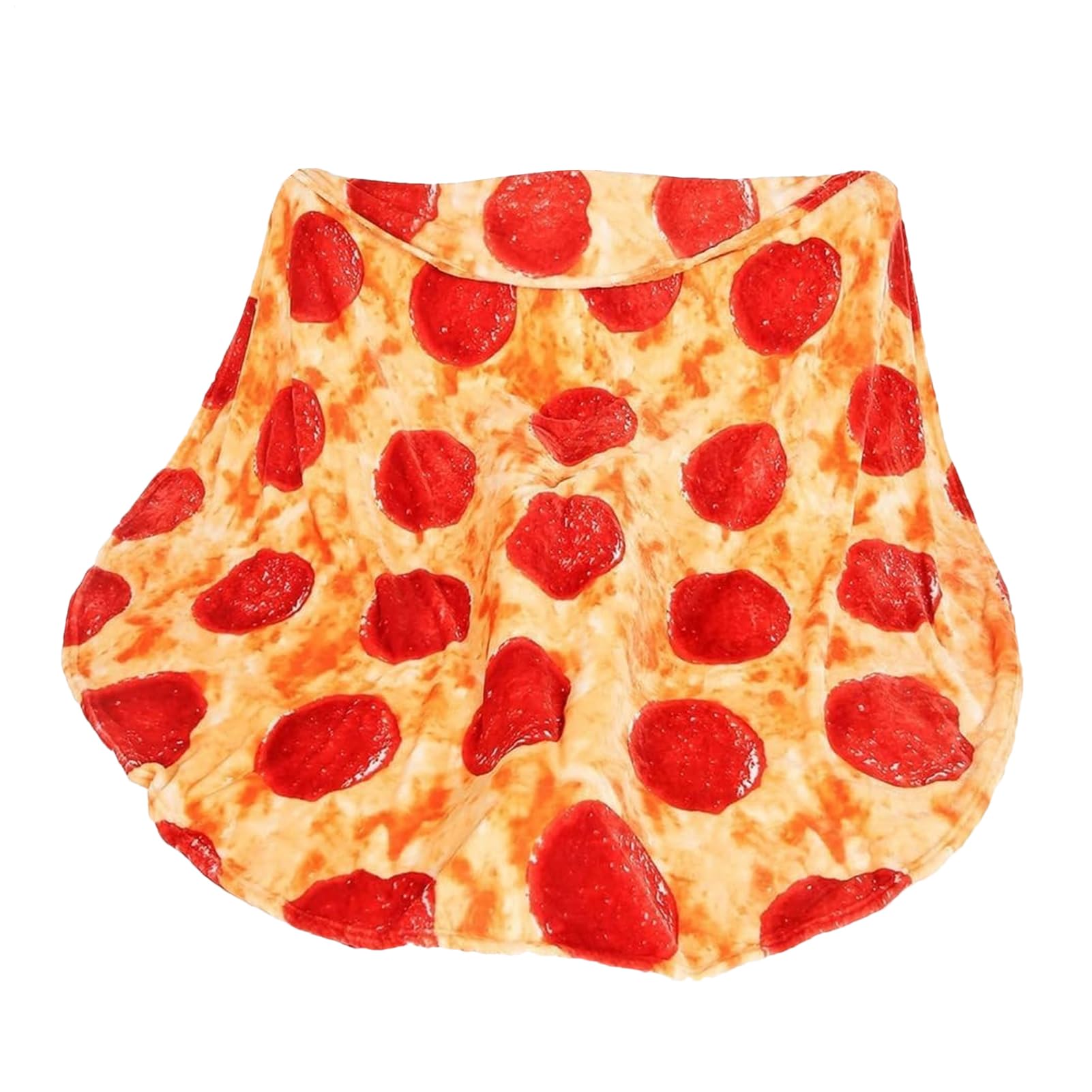 Pizza chaude jeté rond plaid doux et couverture confortable maison salon
