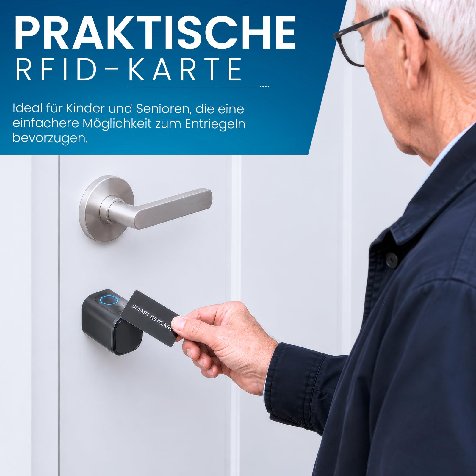 Smart Lock Elektronisches Türschloss mit Fingerabdruck und App