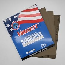 VIBRATITE Wet Dry Sandpaper, 9x11 Inch Polishing Paper Assortment Abrasive Paper, Sand for use as Abrasive in sandblasting