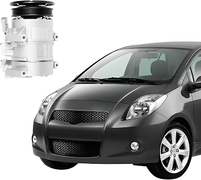 AC Conditioner Compressor with Clutch A/C Compressor for Toyota Yaris 2007-2010 11078C 1.5L A/C Air Conditioner Compressor Clutch Auto Parts