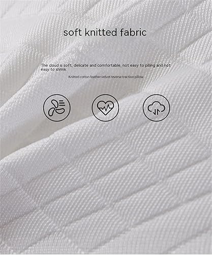 Miniatura 4 de Almohada de plumón de ganso cómoda para mejorar el sueño, almohada ergonómica ultra cómoda para aliviar el dolor de espalda y cuello (1 unidad,