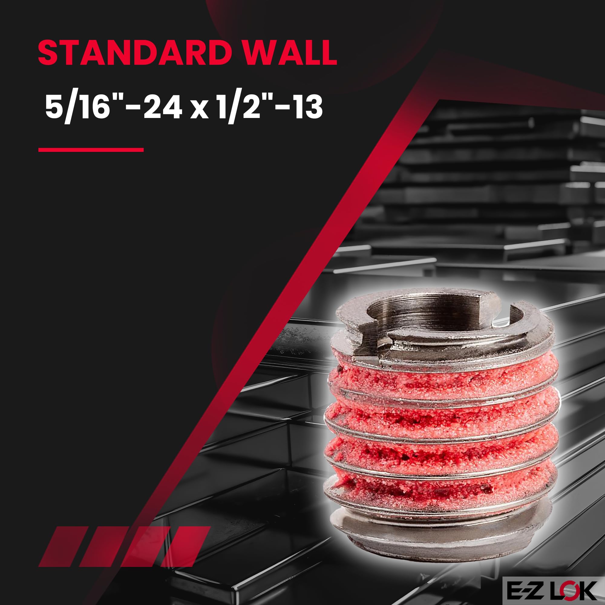 Snapklik.com : E-Z Lok Externally Threaded Insert, 303 Stainless Steel ...