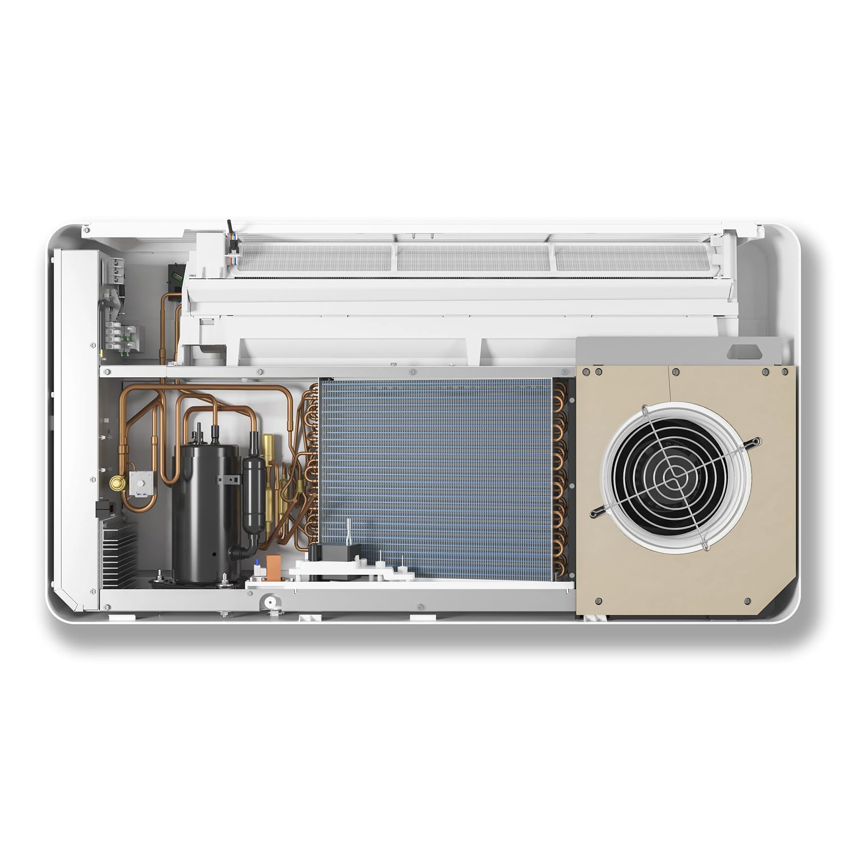 Olimpia Splendid Unico Evo 20 HP Pvan, Climatiseur sans Unité Extérieure, Clim avec Pompe à Chaleur, WiFi Intégré, Fonction Chauffage et Refroidissement, Faible Impact Environnemental