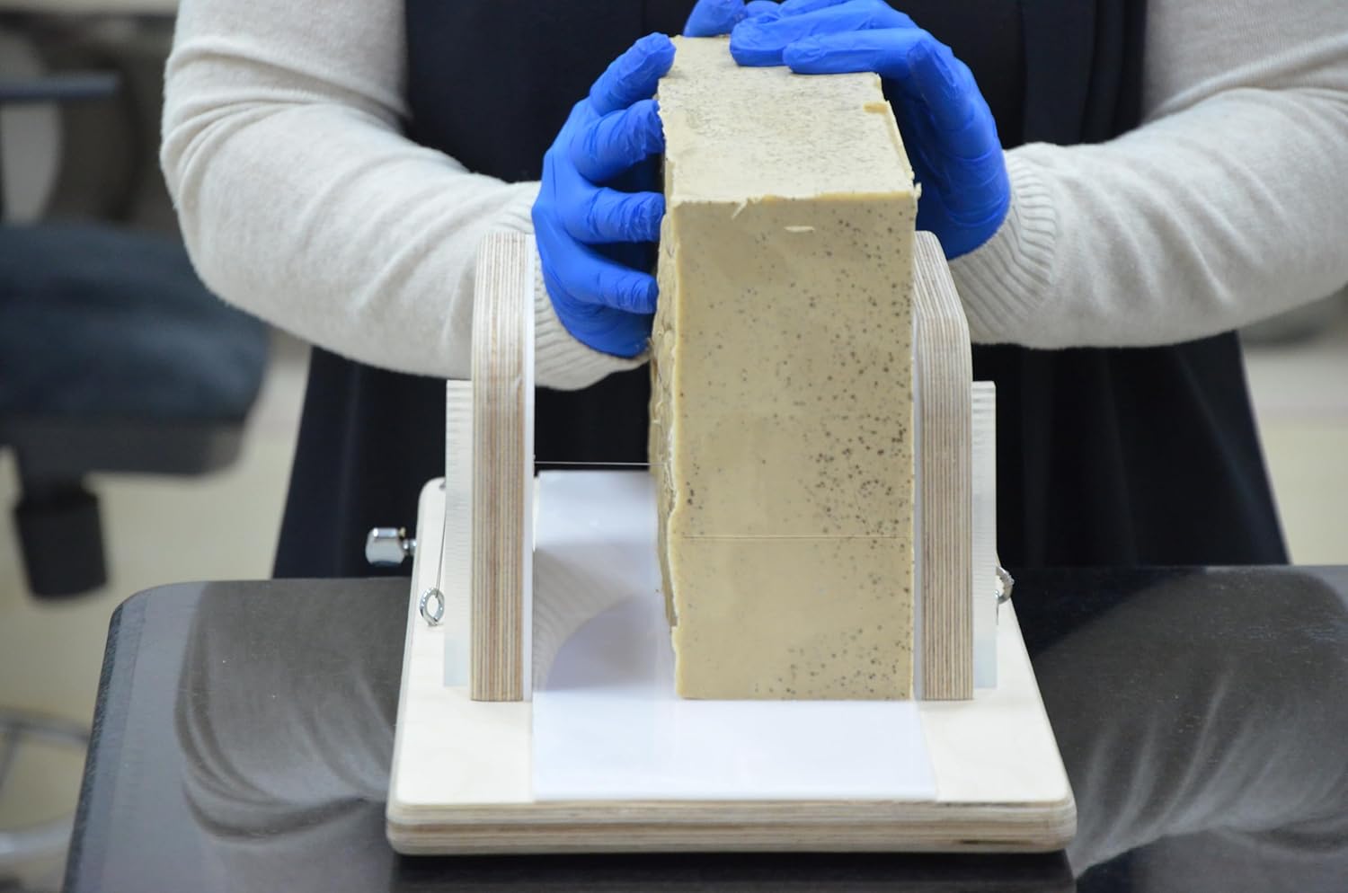 Adjustable Slab Soap Wire Cutter, Soap Log Splitter, Single