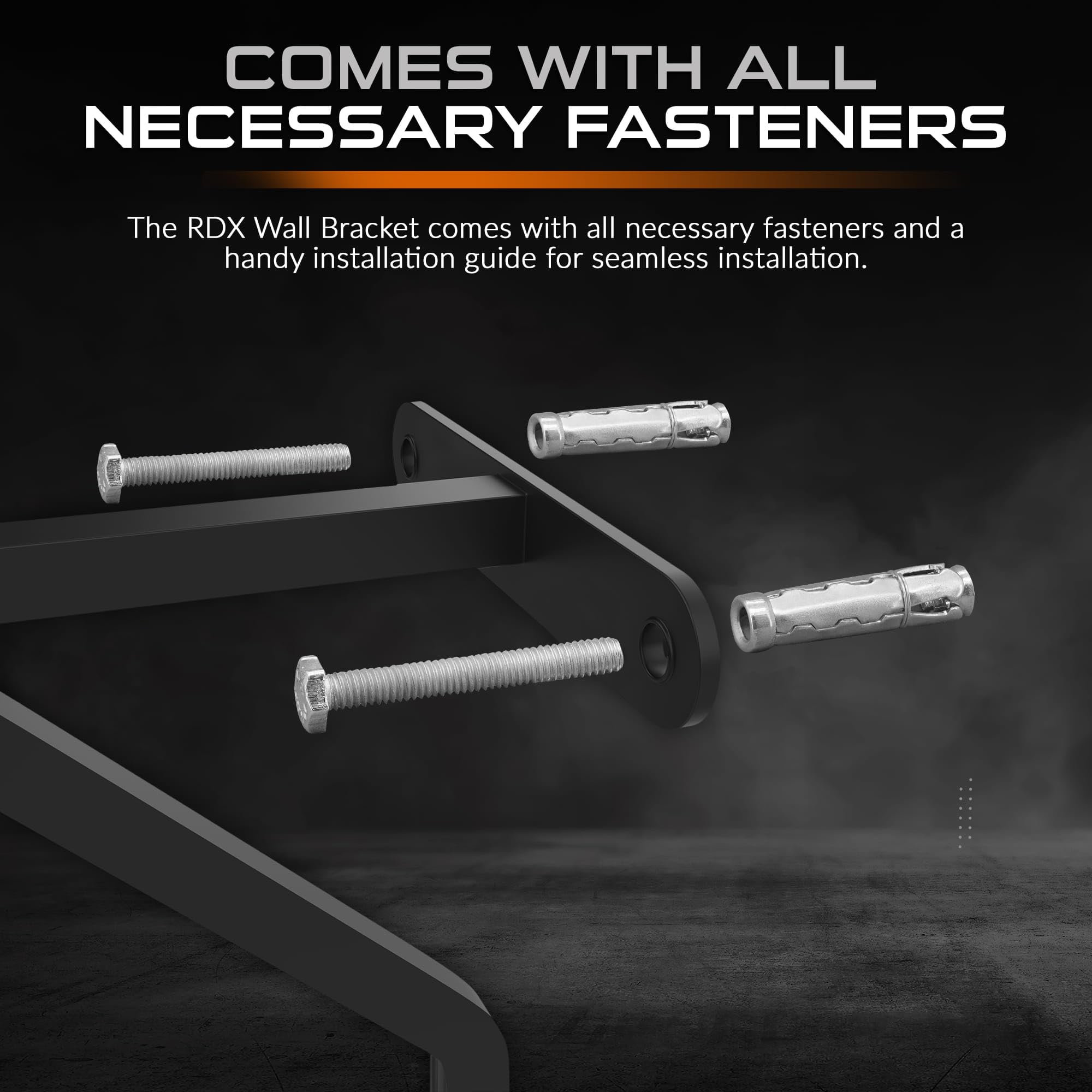 RDX Boxeo Pared Soporte De Fijaciones para Soporte Colgante de Acero con grillete en D, Percha De Hierro Resistente De Calibre 16 hasta 100 Libras, Entrenamiento de Boxeo, MMA, Muay Thai y Puñetazos