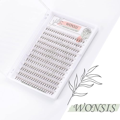 Miniatura 5 de Pestañas individuales, racimos de pestañas, 240 extensiones de pestañas individuales 10D, naturales, suaves, ligeras, reutilizables, grosor de 0.003