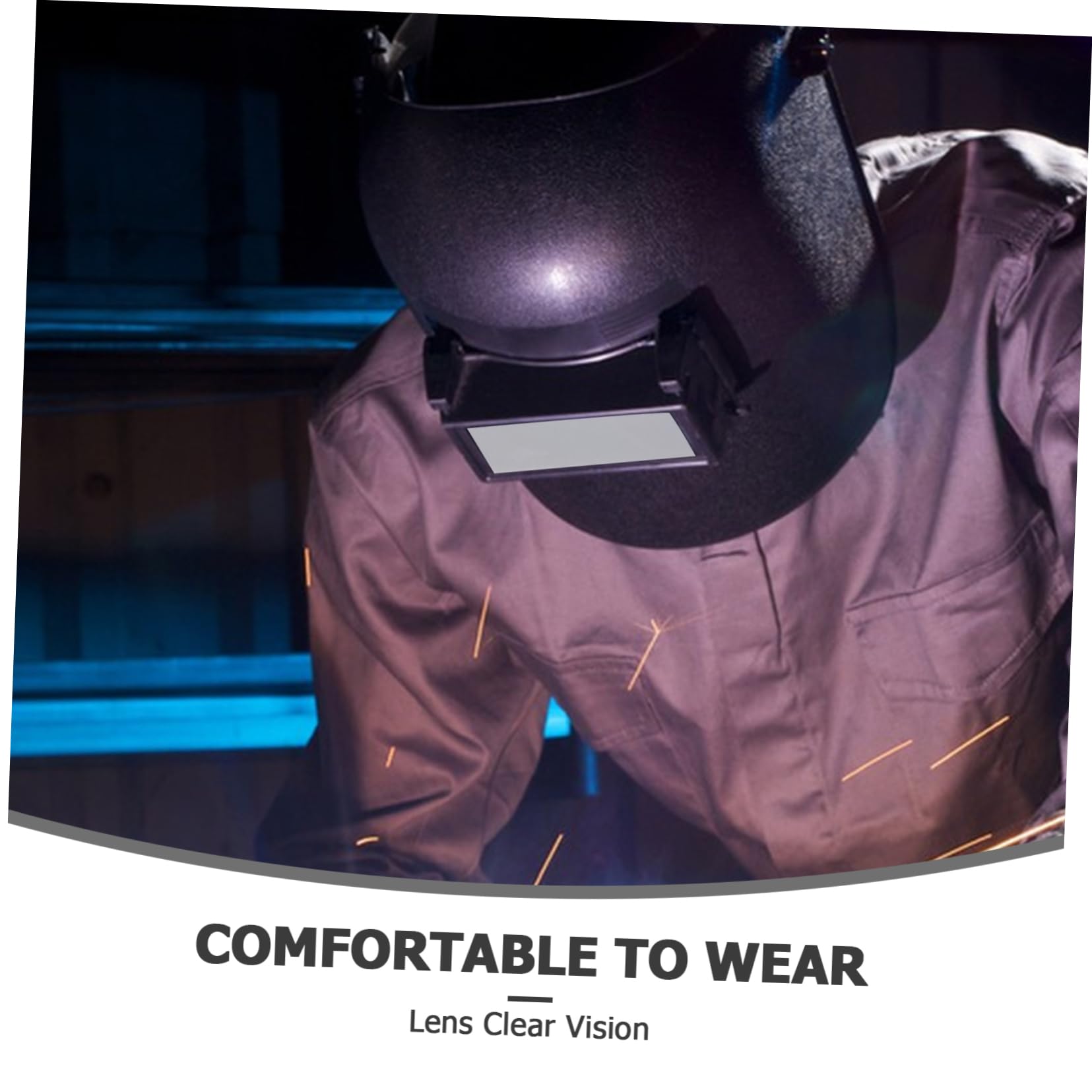 Lenti Protettive Leggere per Casco da Saldatura 100 Pezzi in Vetro ad Alta Trasparenza Occhiali di Protezione per Saldatura Professionale