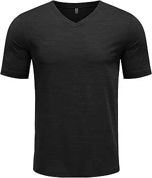 COOFANDY Men's T Shirts Short Sleeve Classic V Neck T-Shirt Casual