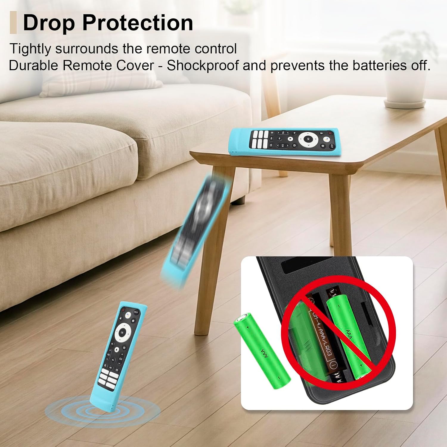 Luminous Blue Case for Hisense U7G U9G U8 Series 4K ULED TV Remote image 4