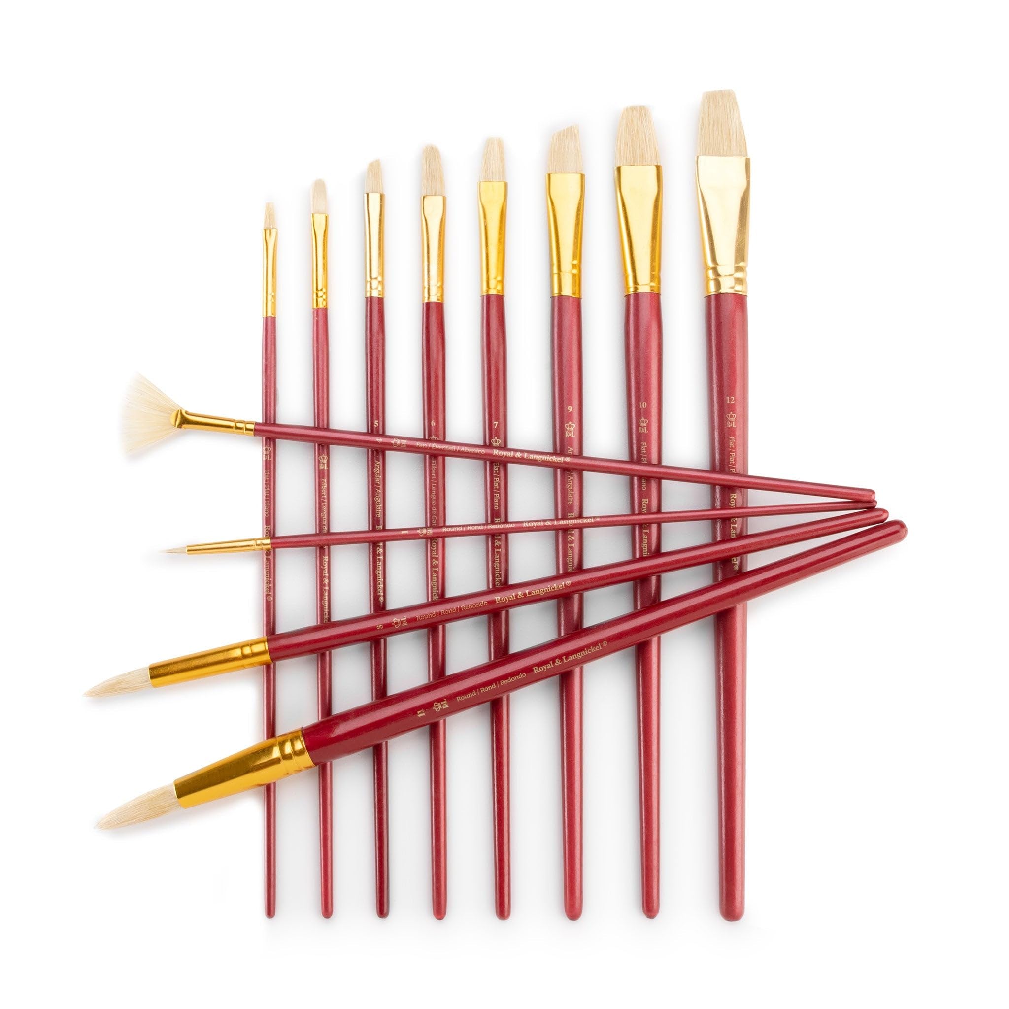 Royal & Langnickel Royal Zip N' Close - Juego De Cepillos (4 Piezas