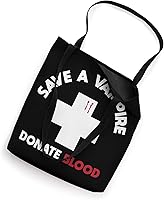 Vista 2 de Bolsa de regalo divertida de Navidad con texto en inglés "Vampire Bite Blood Bloody Humor