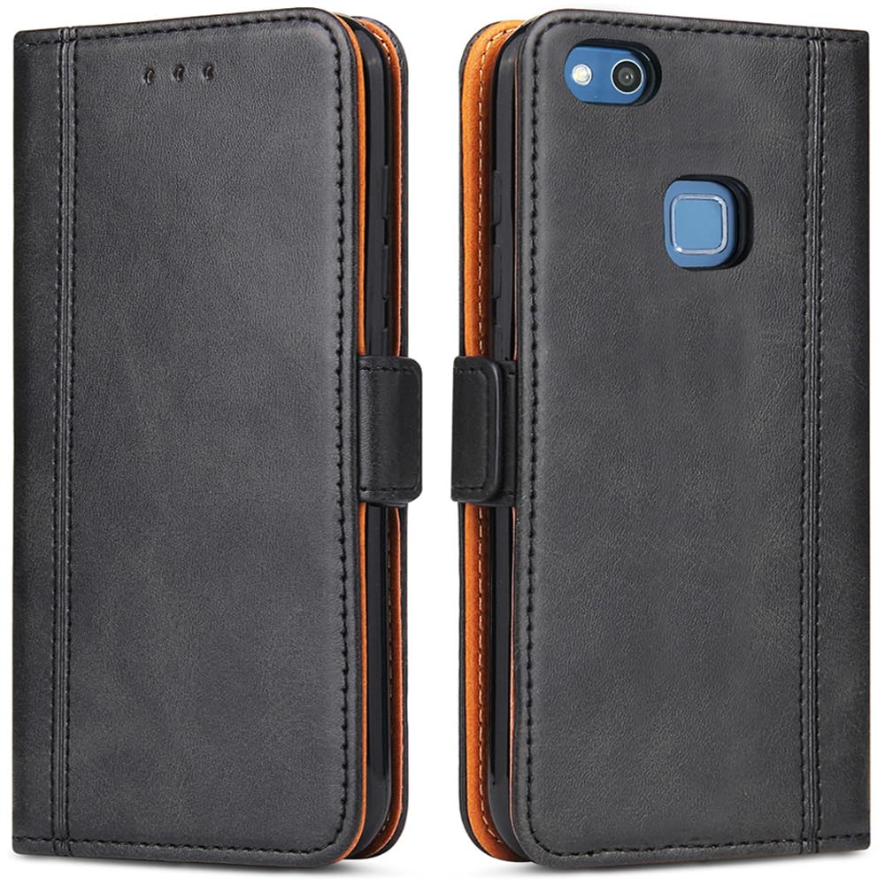 Cover per Huawei P10 Lite,Flip Caso Custodia [Creativo Dipinto] PU