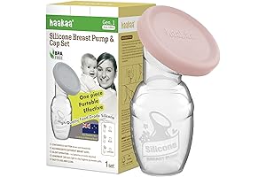 Hands-Free Breastfeeding with Haakaa Manual Breast Pump: A Mother's Dream