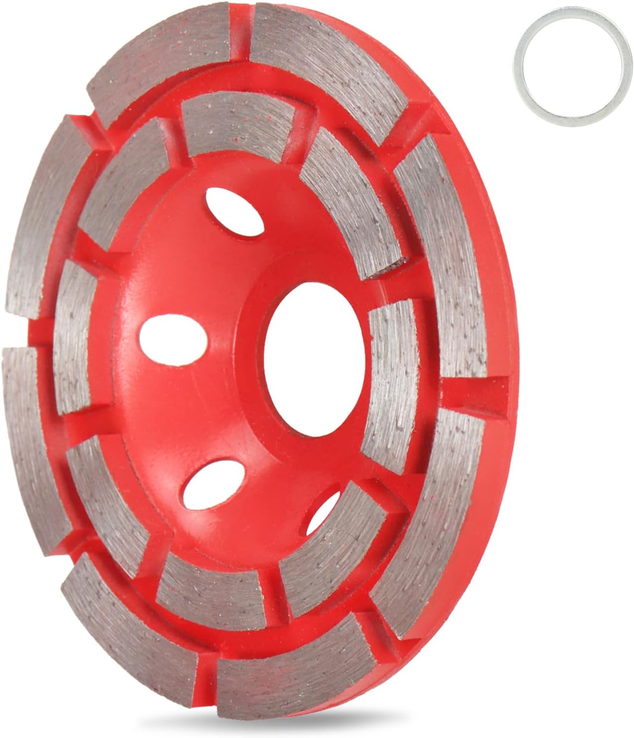 Baisiky 4 inch Diamond Cup Grinding Wheel for Concrete Masonry Granite Marble Stone for Angle Grinder with 7/8″ Arbor