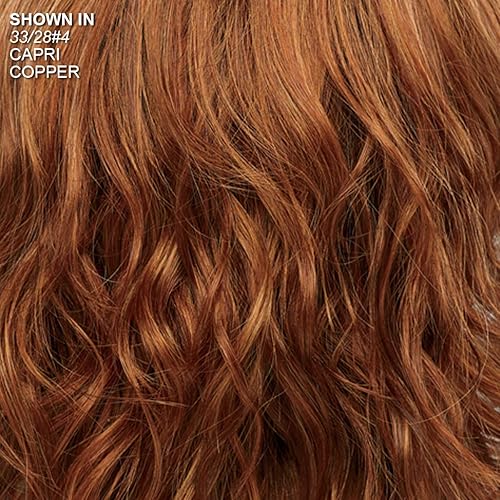 Miniatura 2 de Becky - Peluca WhisperLite con encaje frontal de Paula Young - Peluca rizada codiciada con parte de monofilamento y espirales sensuales, tonos