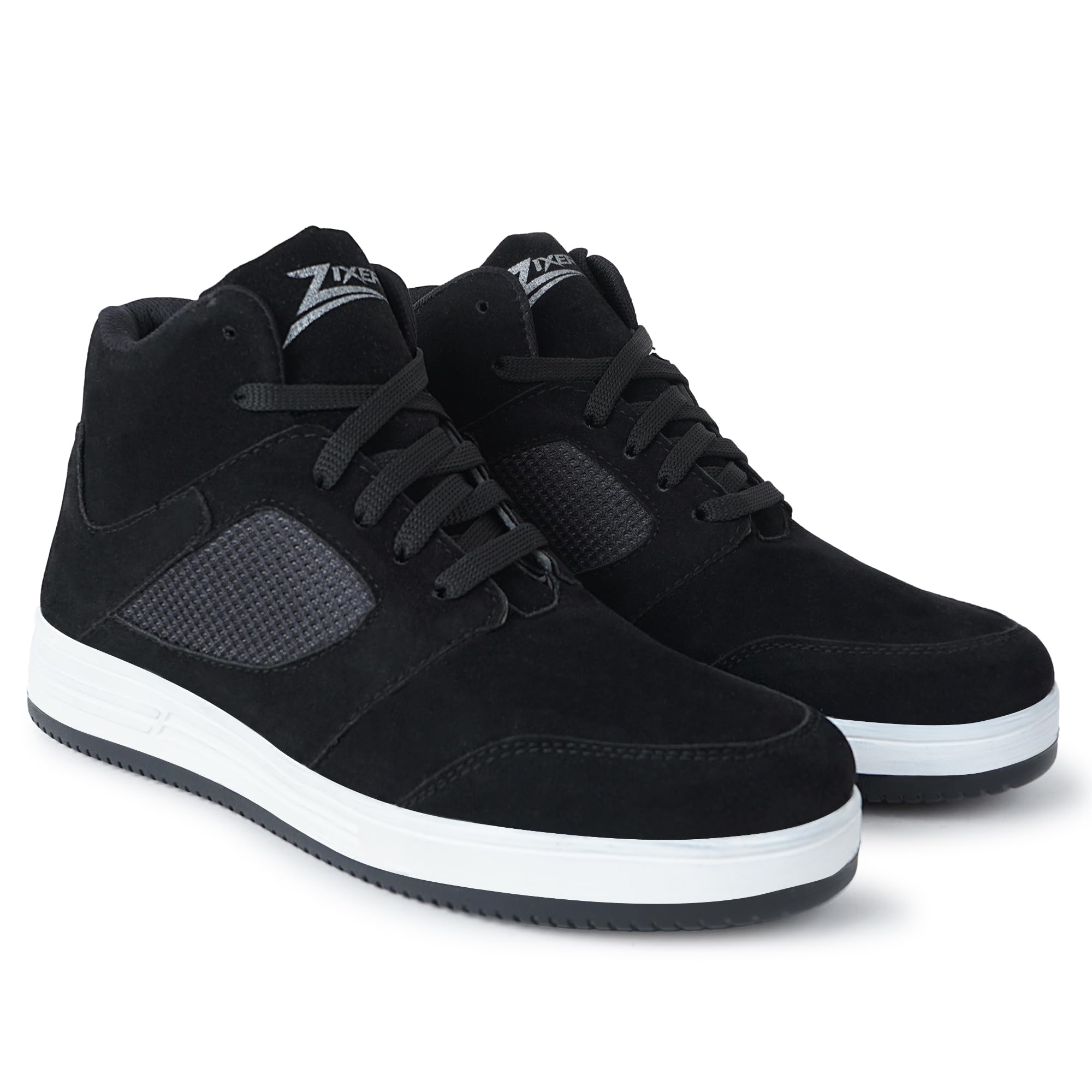 Zixer Demon High Ankle Casual Shoes for Men Chunky Fashion Sneakers for Boys| Dancing Shoes High Tops for Men Black (B0CJP71WVW) Amazon Price History, Amazon Price Tracker