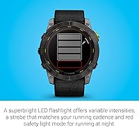 Vista 6 de Garmin Enduro™ 2 – Ultraperformance Watch, Long-Lasting GPS Battery Life, Solar Charging, Preloaded Maps