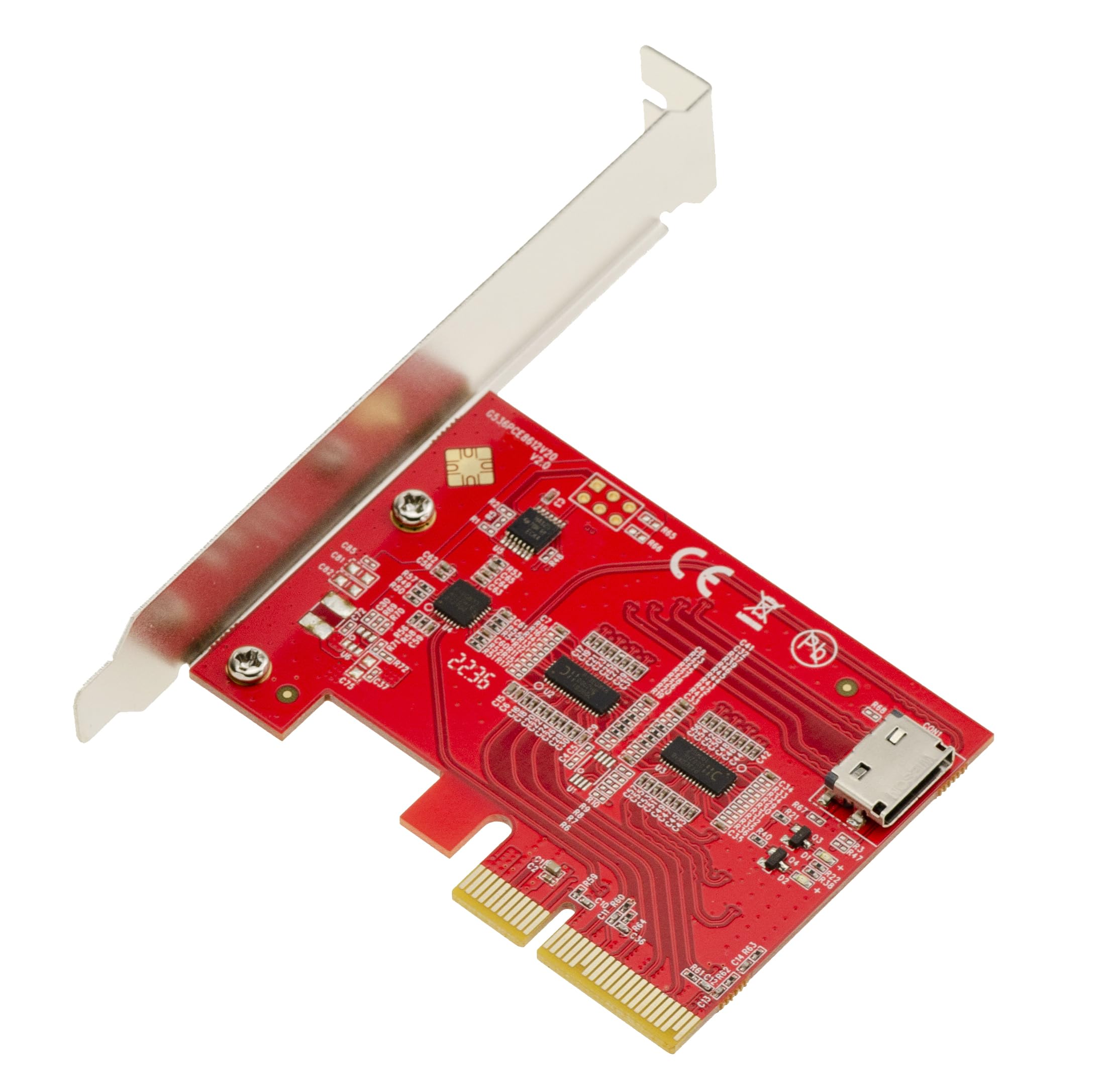 KALEA-INFORMATIQUE Scheda controller Redriver da PCIe Gen 4.0 x4 a Oculink SFF-8612 SFF-8611 con cavo per il montaggio di SSD U2 NVMe SFF-8639