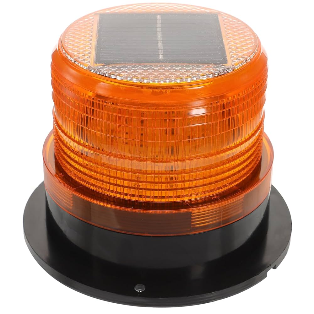 LED回転灯　黄色　ソーラータイプ LED回転灯 黄色 ソーラータイプ