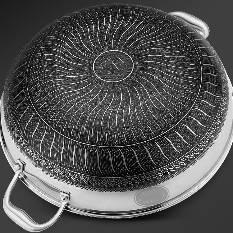 Wok grande con mango desmontable antiadherente 44 cm miniatura 4