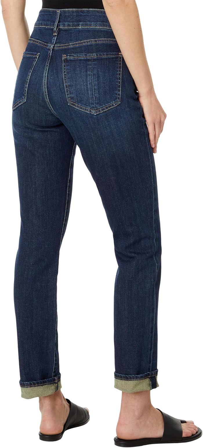 KUT from the Kloth Catherine Boyfriend High Rise Double Button, цвет: Тёмно-синий — фото 2