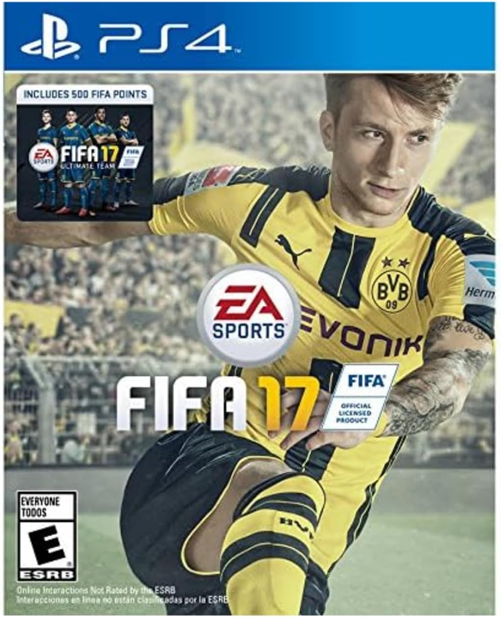 FIFA 17 (PS4) with Bonus 500 FIFA Ultimate Team Points - PlayStation 4