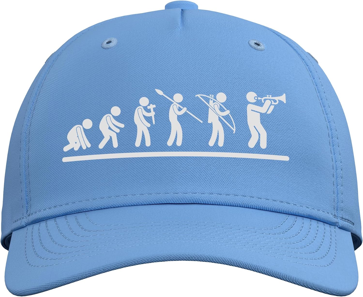 Trumpeter Evolution Trumpet Men Funny Trumpet Player Adjustable Baseball Hat image 2