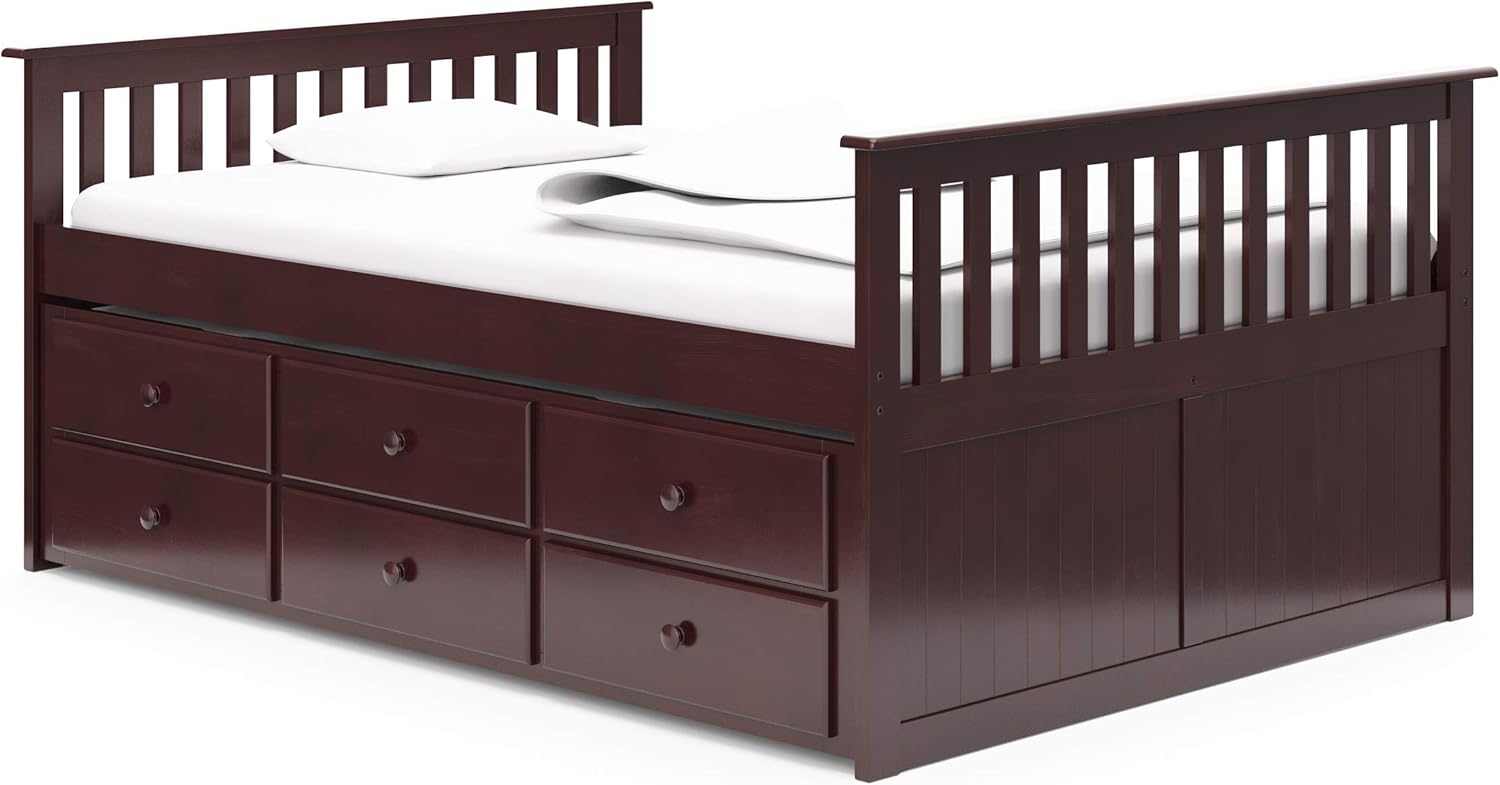 Broyhill Kids Marco Island Cama marinera con cama nido Madera Espresso