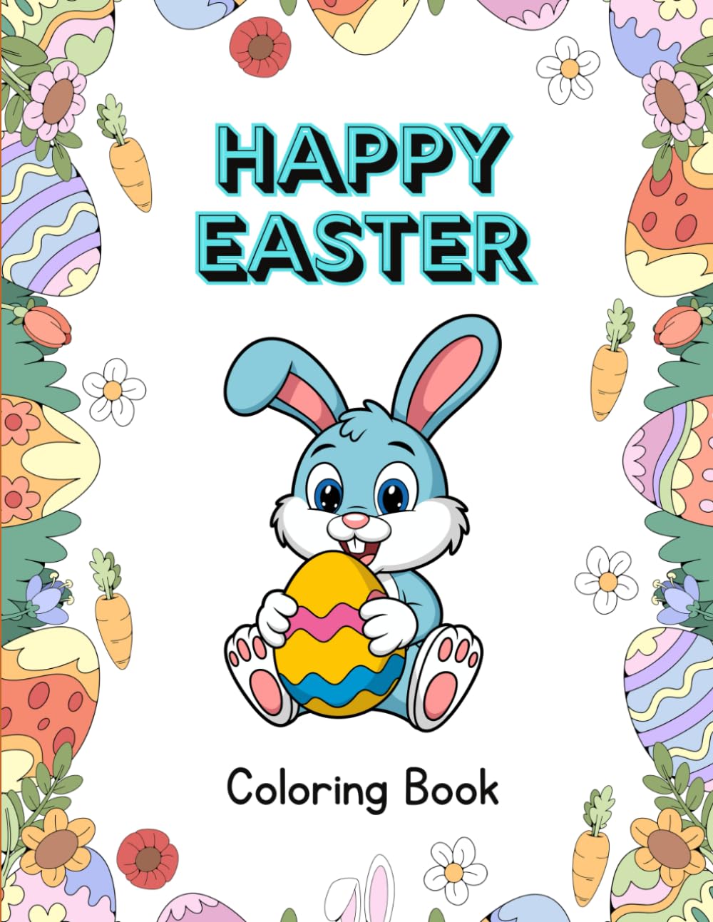 Happy Easter Coloring Book