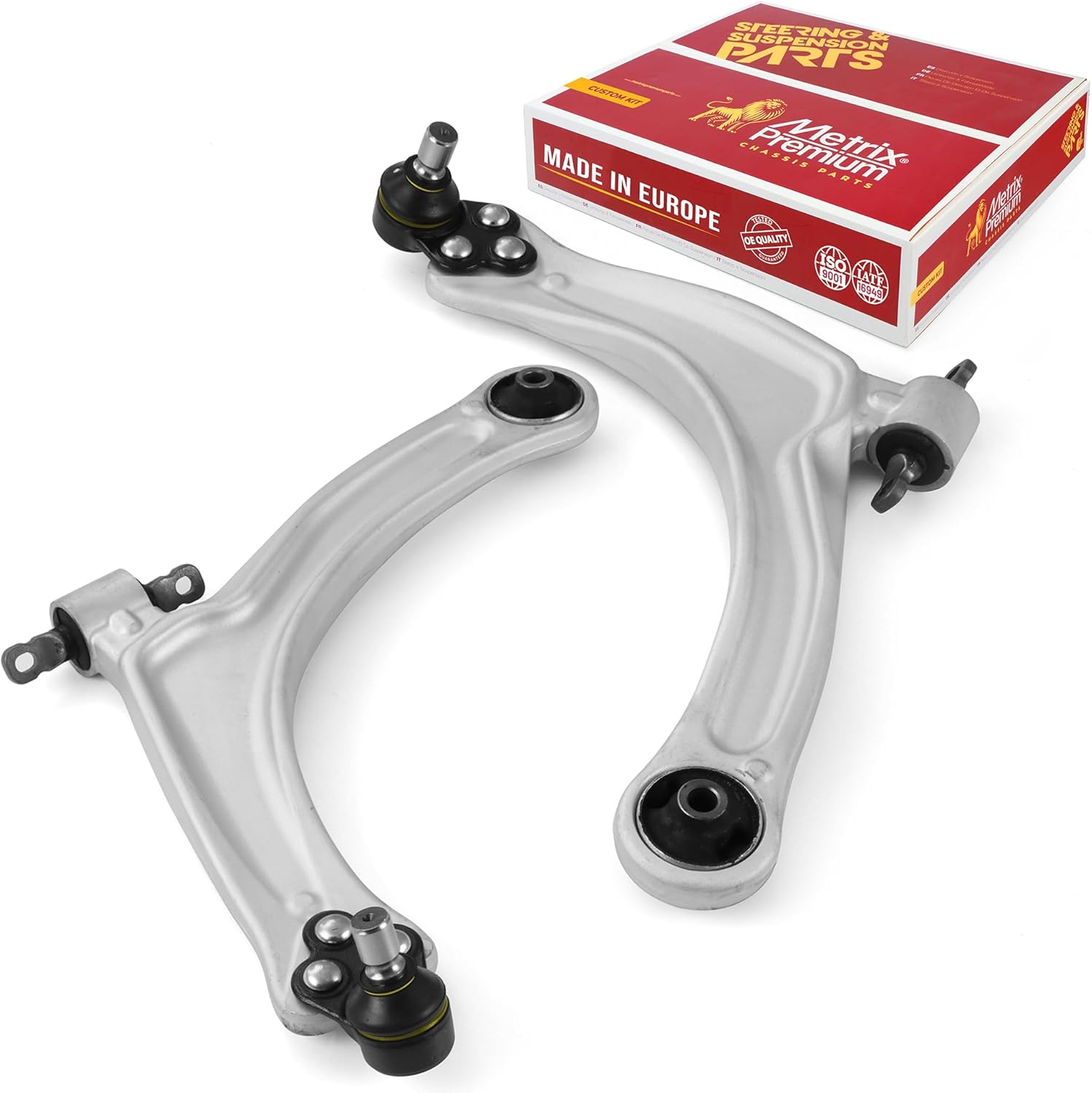 Metrix Premium Chassis Parts - Front Left & Right Lower Control Arm w Ball Joint & Bushing Assembly Kit Fits 06-11 Chevrolet HHR, 05-10 Cobalt, 07-10 Pontiac G5, 05-06 G4, Pursuit, RK620898 RK620897