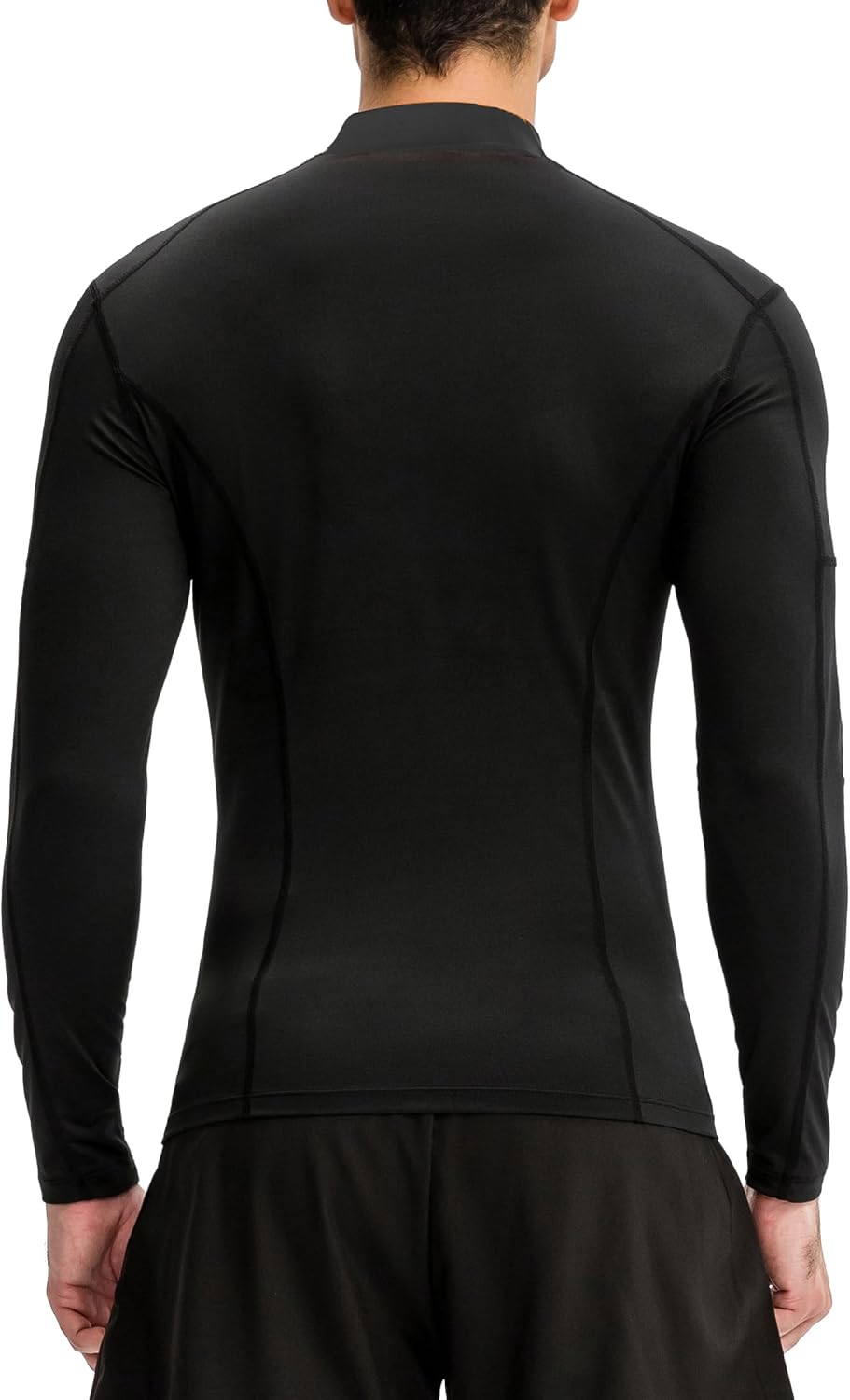 2/3 Pack Men's Compression Shirts Long Sleeve Workout Shirts Mock Turtleneck Athletic Base Layer Active Undershirts Tops - Image 3