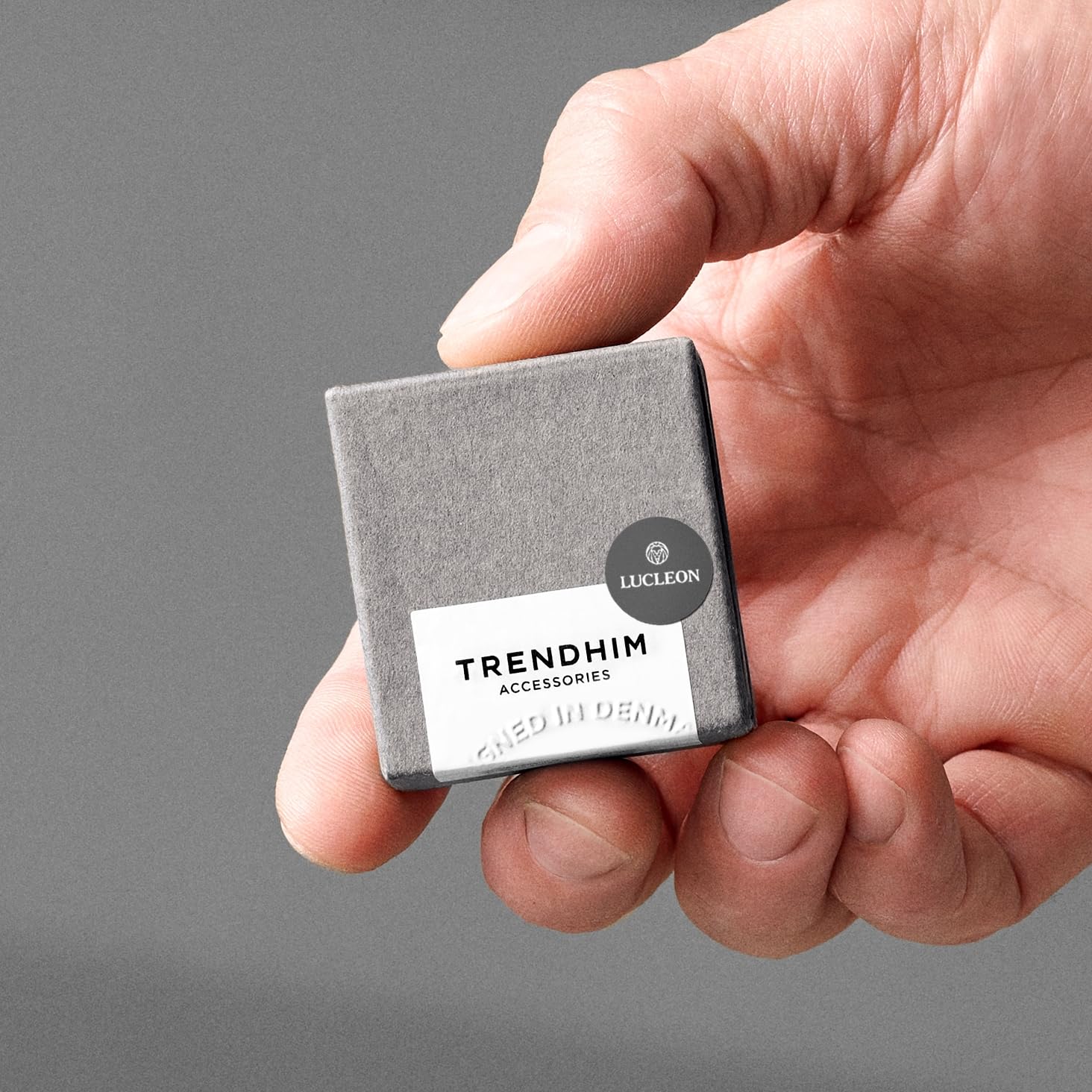 Lucleon by Trendhim Ring Herren | Kompass-Siegelring aus chirurgischem Edelstahl mit graviertem Signet | Dänisches Design | Stilvoller Männerschmuck für Alltag & Anlass