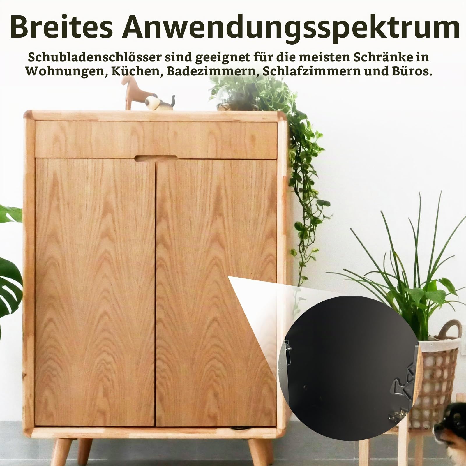 Schranktürverriegelung Schnappverschluss Schrankschloss Wohnwagen Schrank Verriegelung