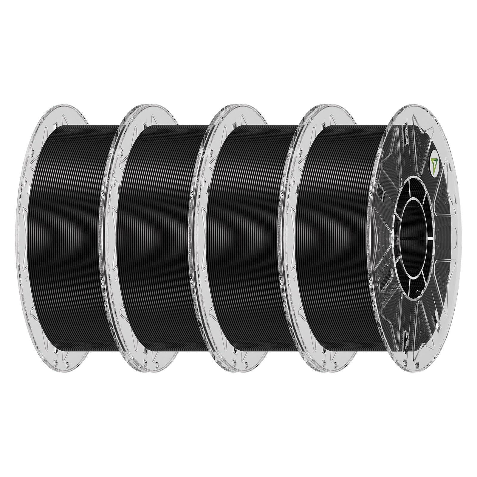 Creality Hyper RFID PLA Filament 1.75mm 4KG, Black*4, Total 4-Pack