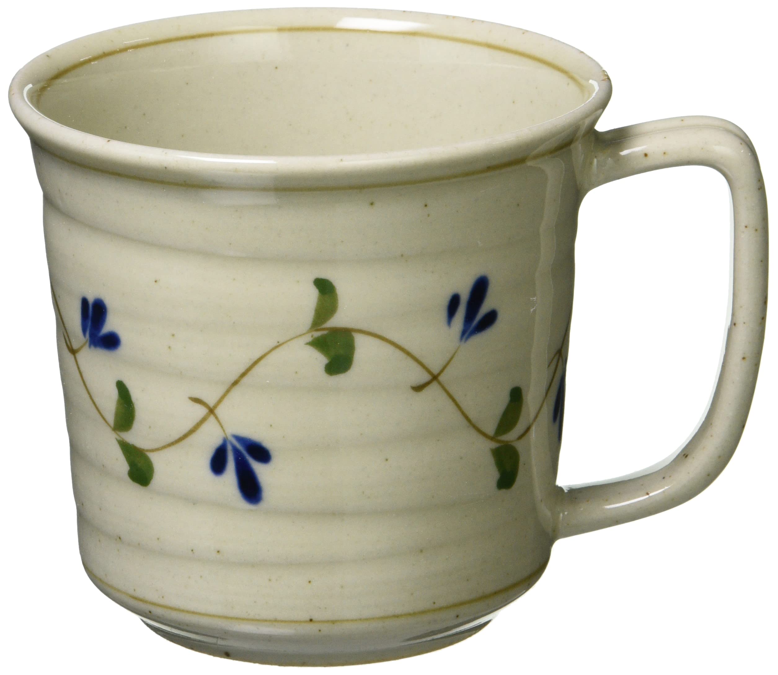 西海陶器(Saikaitoki) 波佐見焼 軽量 マグカップ 約300ml 廻り唐草 青 日本製 74049
