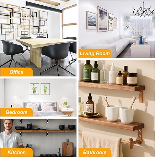 Miniatura 6 de KURUI Kit de anclajes autoperforantes para paneles de yeso con tornillos, anclajes de pared secos resistentes para colgar roca de hoja, 50 ganchos