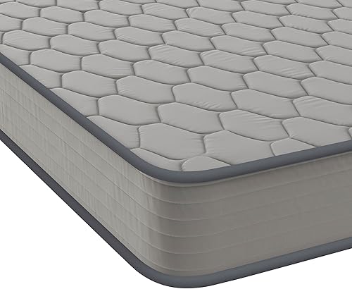 Miniatura 9 de Flash Furniture Capri Comfort Sleep - Colchón híbrido de resortes interiores y espuma de 6 pulgadas en una caja, colchón híbrido de resortes