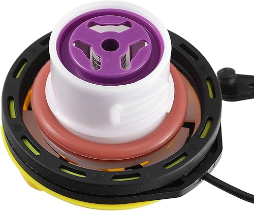 Miniatura 5 de ACROPIX Tapa para depósito de combustible diésel para Land Rover Defender Discovery 2019-on LR053666C2Z32584, paquete de 1 unidad, color amarillo